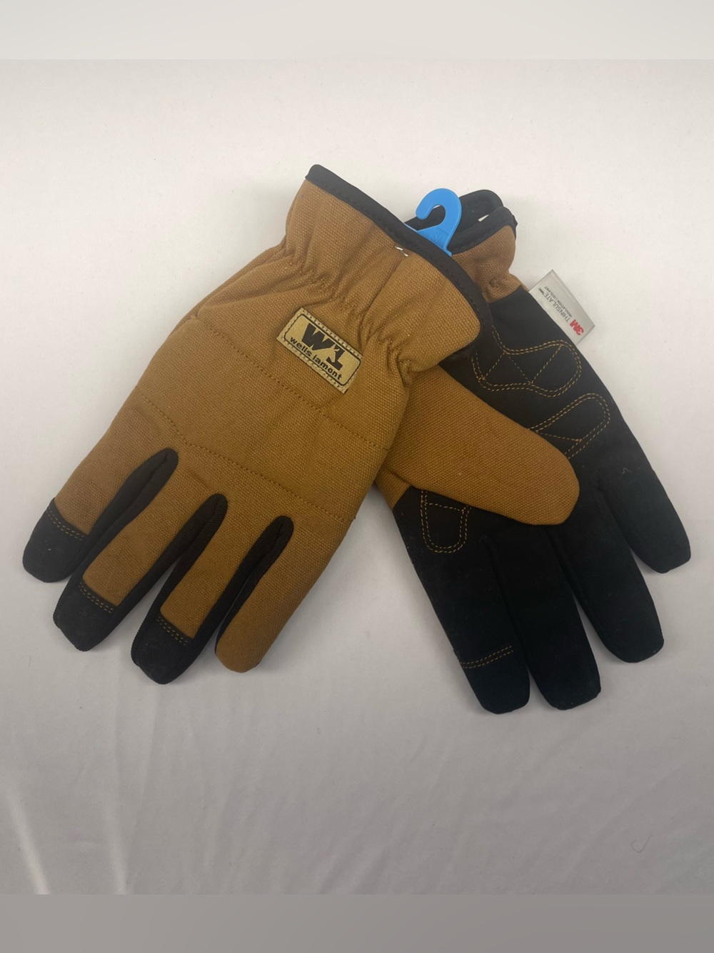 Wells Lamont HydraHyde Insulated Work Gloves 3M Thinsulate Brown Black NWT